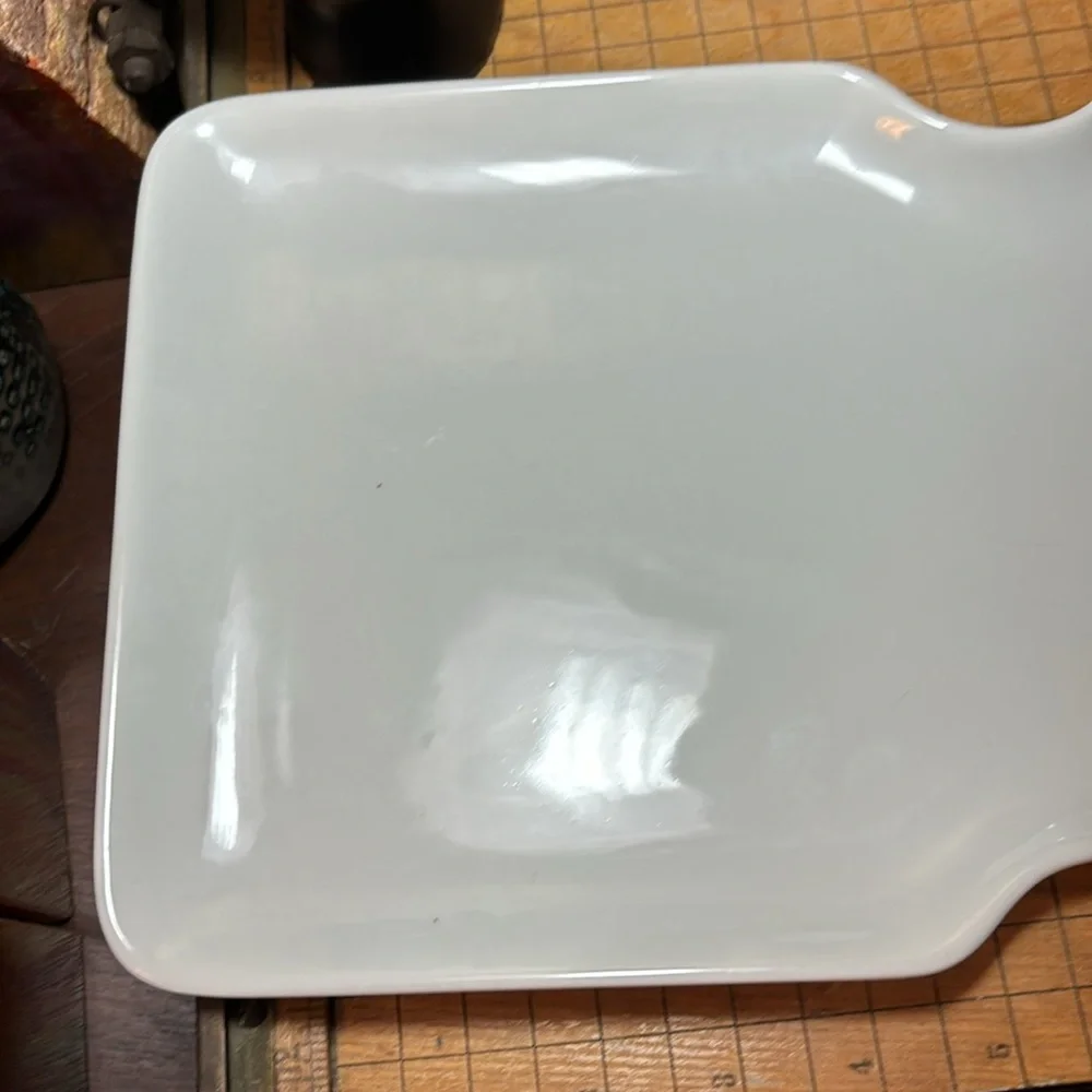 Pier 1 White Porcelain Serving Tray 14.75”Lx7.5”Wx7/8”H EUC Meat Cheese - Picture 5 of 12